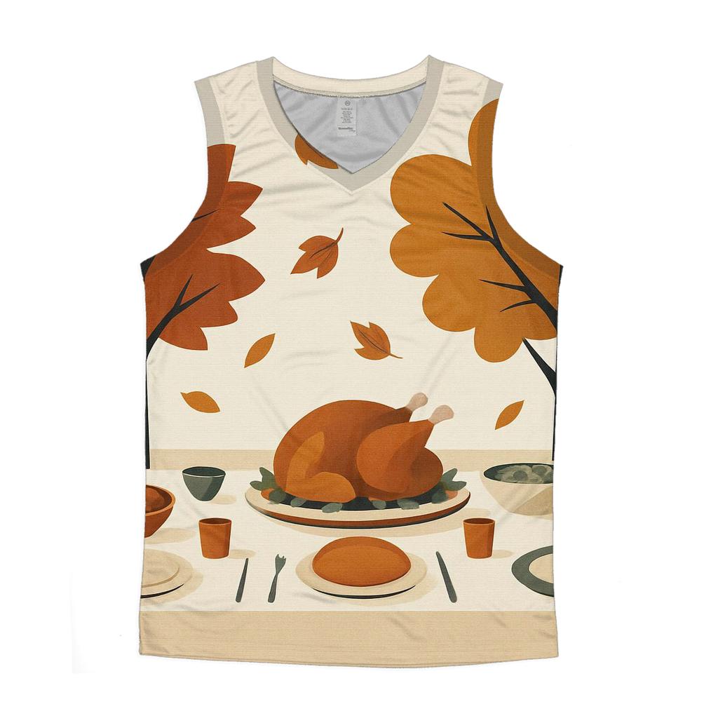 Sunlit Leaves Over The Feast Table cotton sleeveless tops