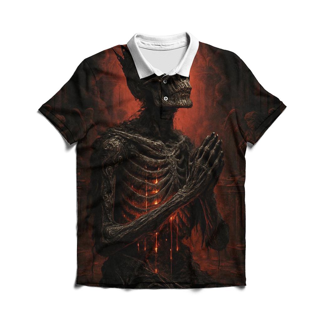 Crown Of Cinders Saint premium cotton polo shirts