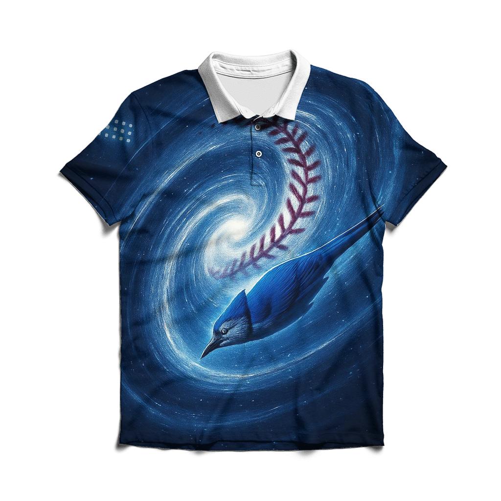 Blue Jays Gravity Stitch Spiral casual sports polo shirts