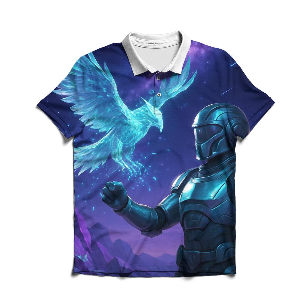 Crystal Comet Falconer stylish collar polo tees