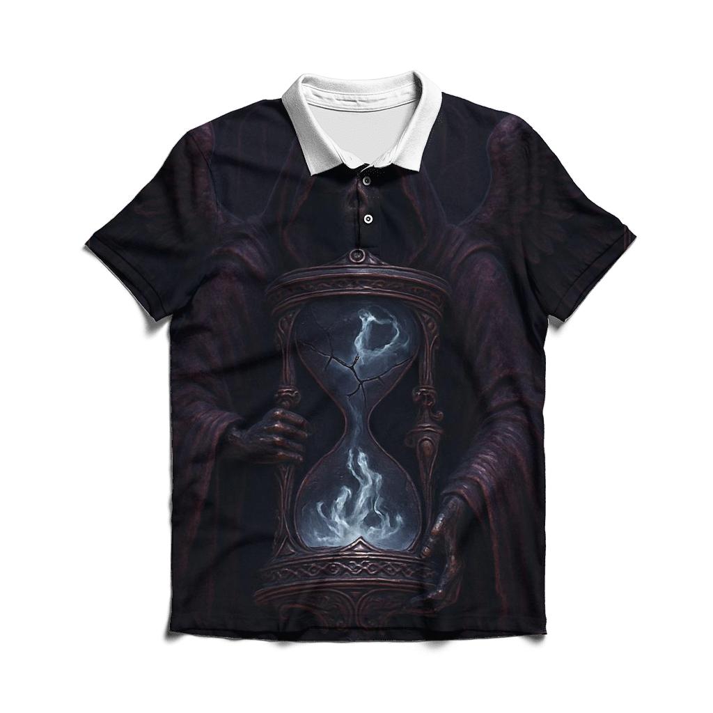 The Hourglass Of Bound Souls designer slim fit polos