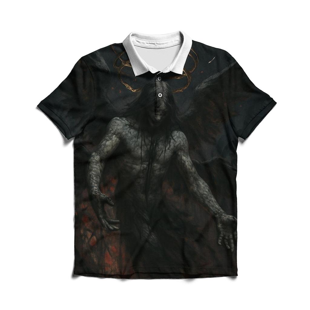 Cathedral Of The Fallen Halo custom polo shirts