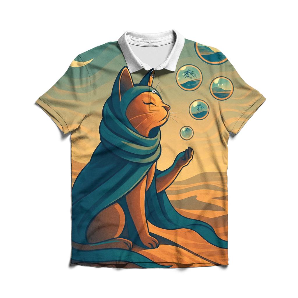 Desert Mirage Nomad Cat designer slim fit polos