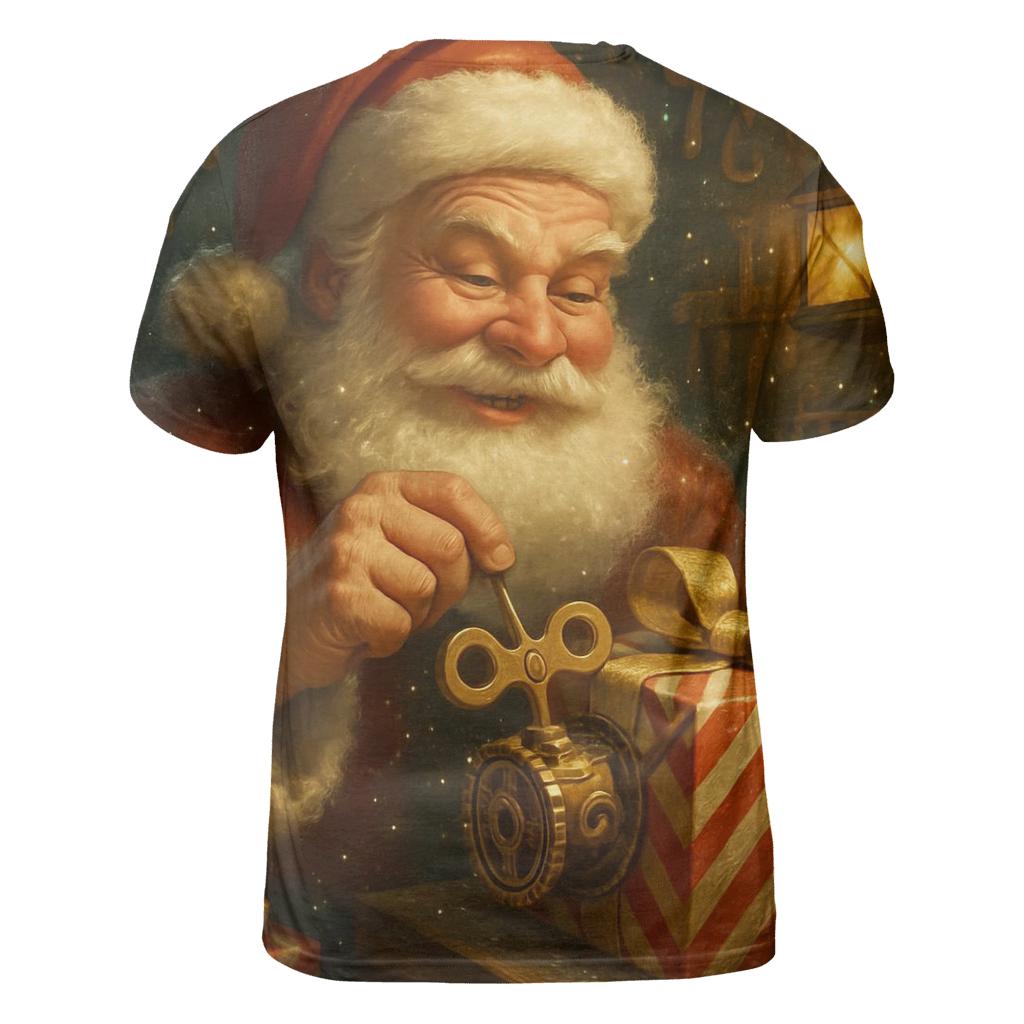Workshop Blizzard Santa With Clockwork Gifts custom all-over print shirts