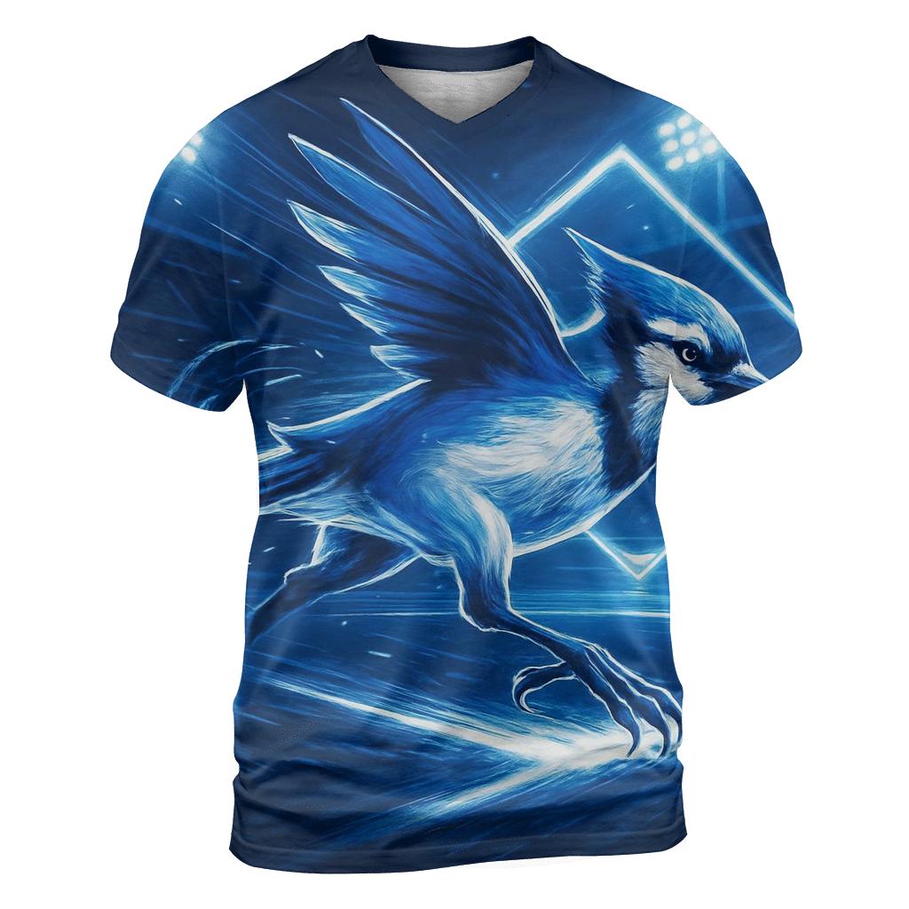 Blue Jays Aurora Basepath Sprint vibrant all-over design tees