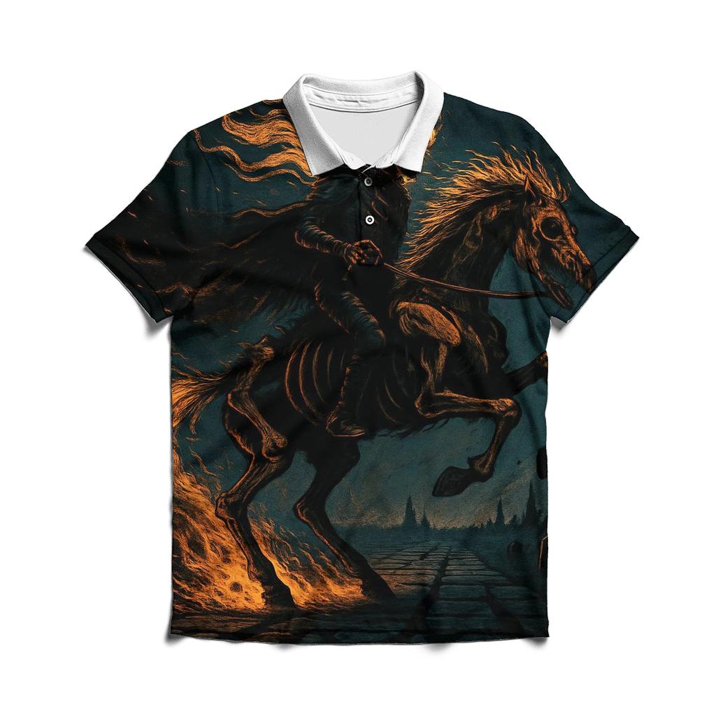 Spectral Rider Of The Ash Road personalized polo shirts