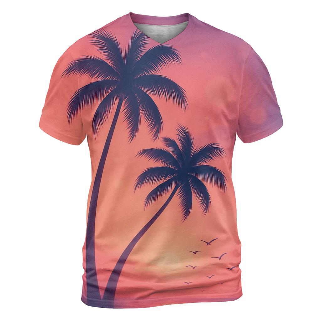 Palm Shadow Waltz unique graphic print tees