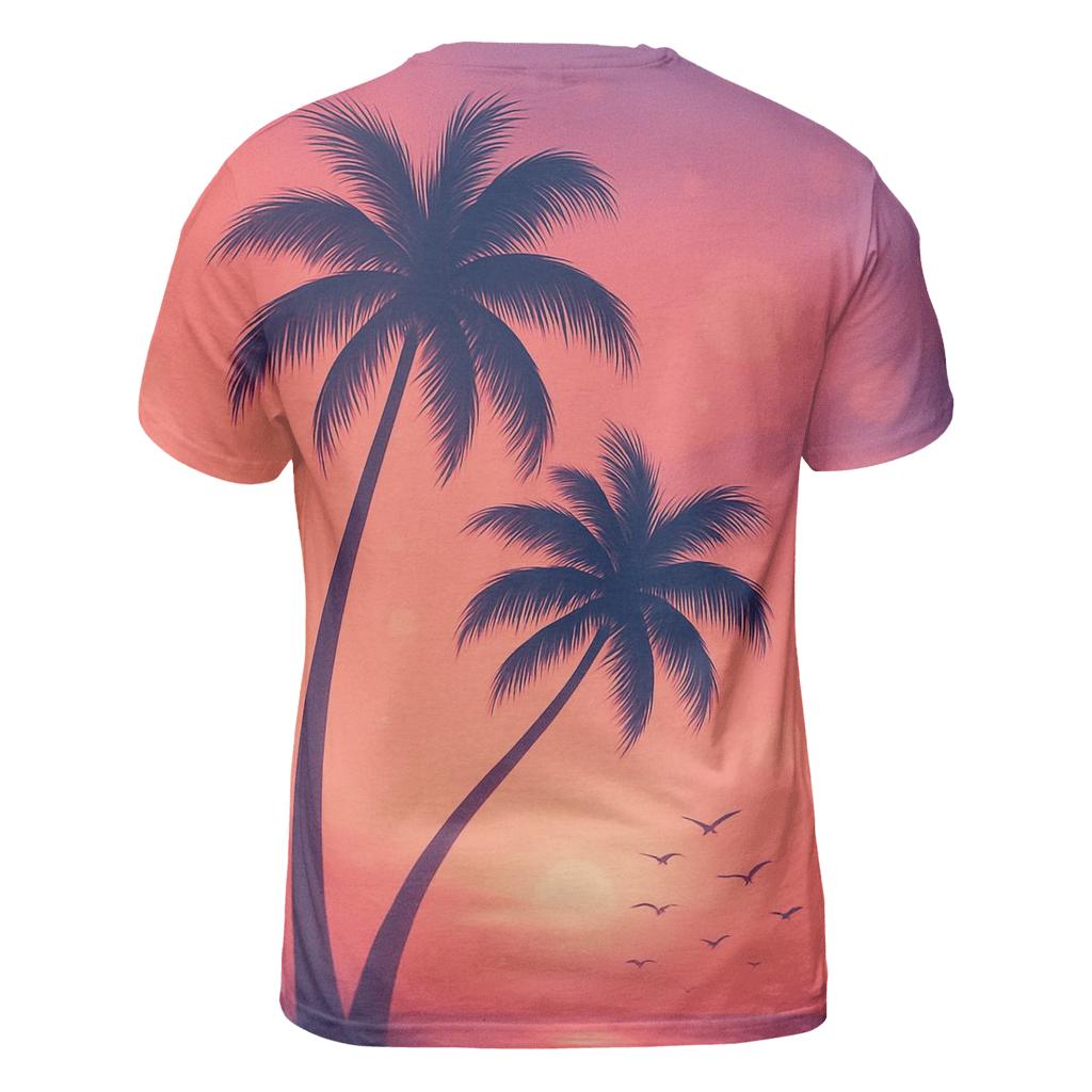 Palm Shadow Waltz unique graphic print tees