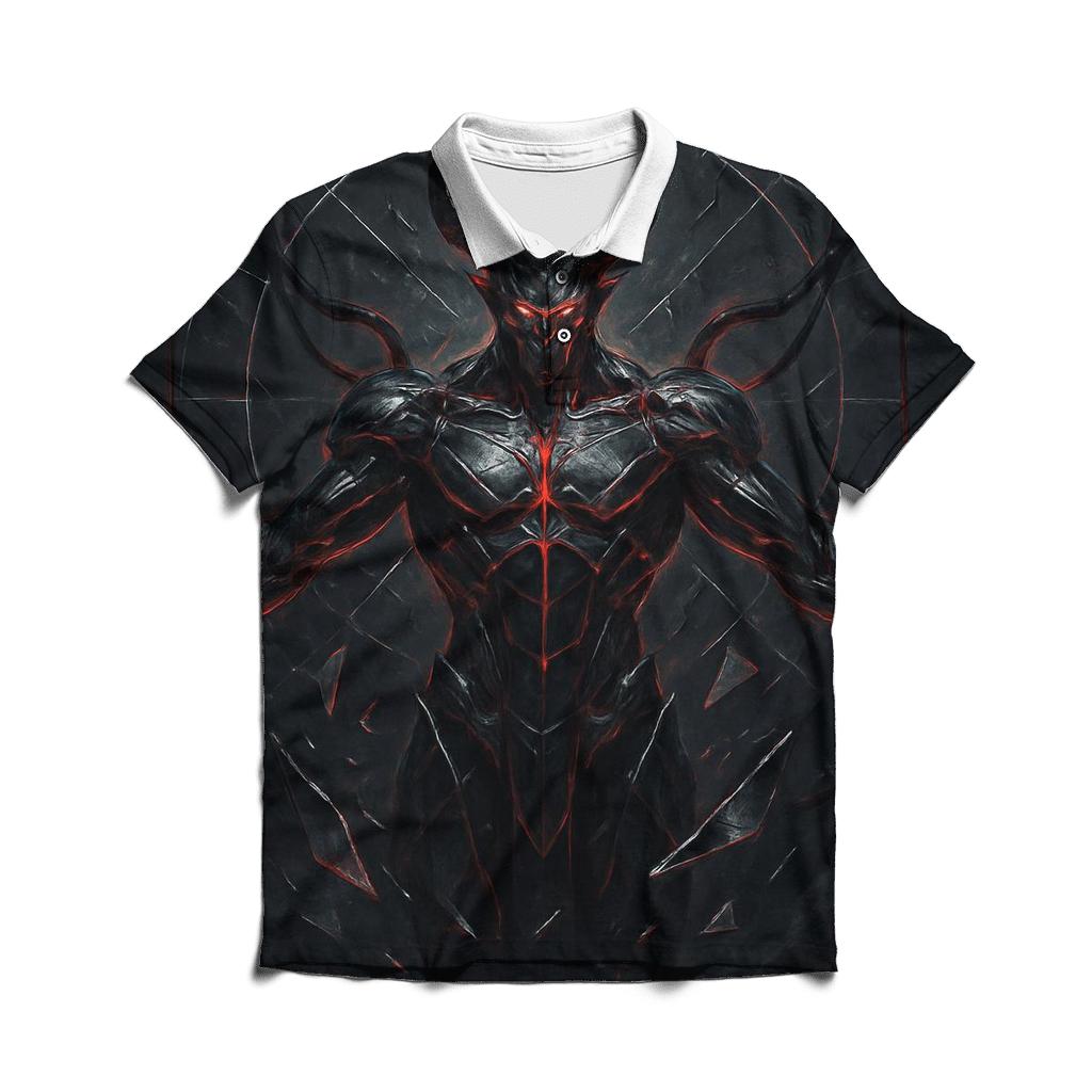 Marionette Demon Of Shattered Glass custom polo shirts