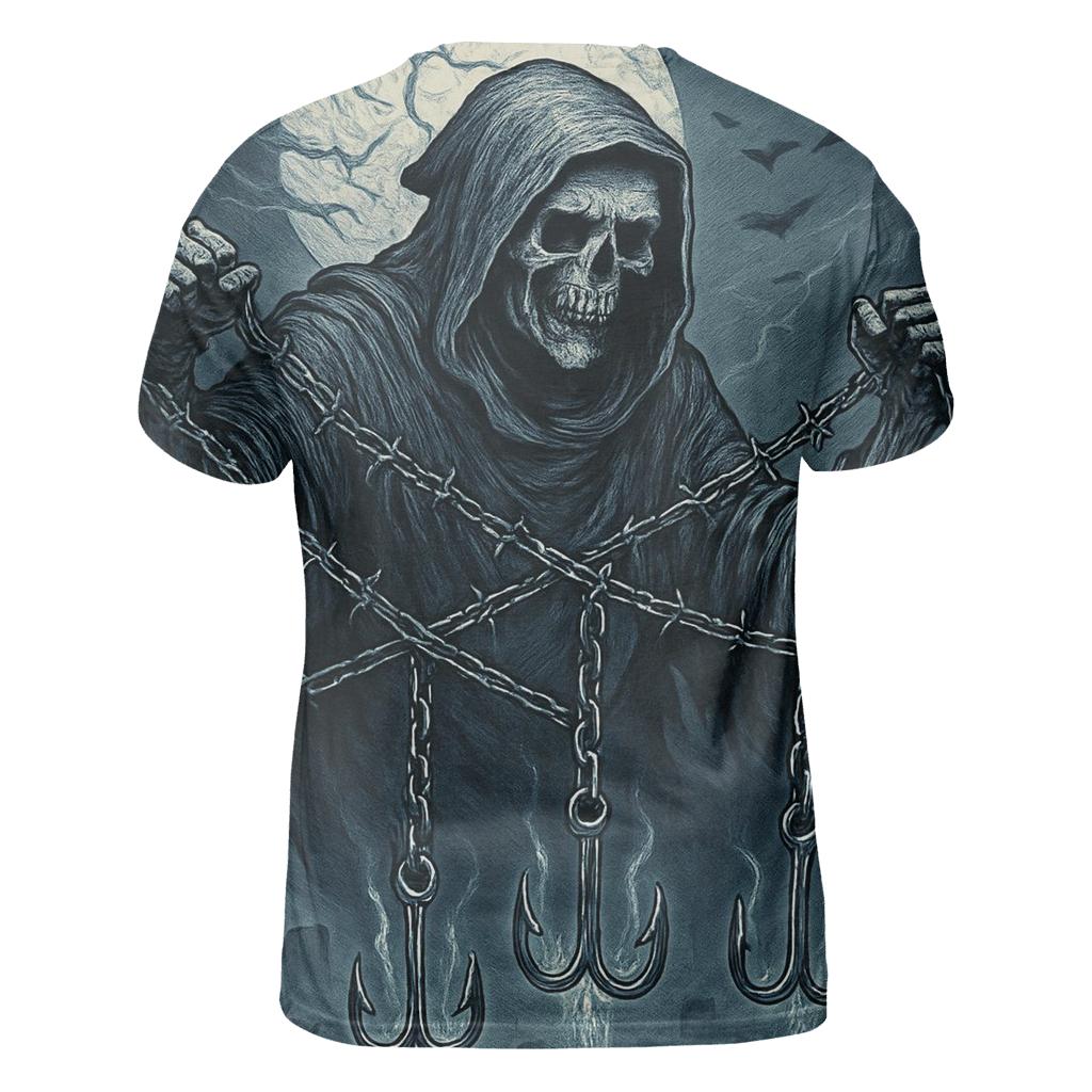 Moonlit Harvester Of Chains creative print fashion shirts