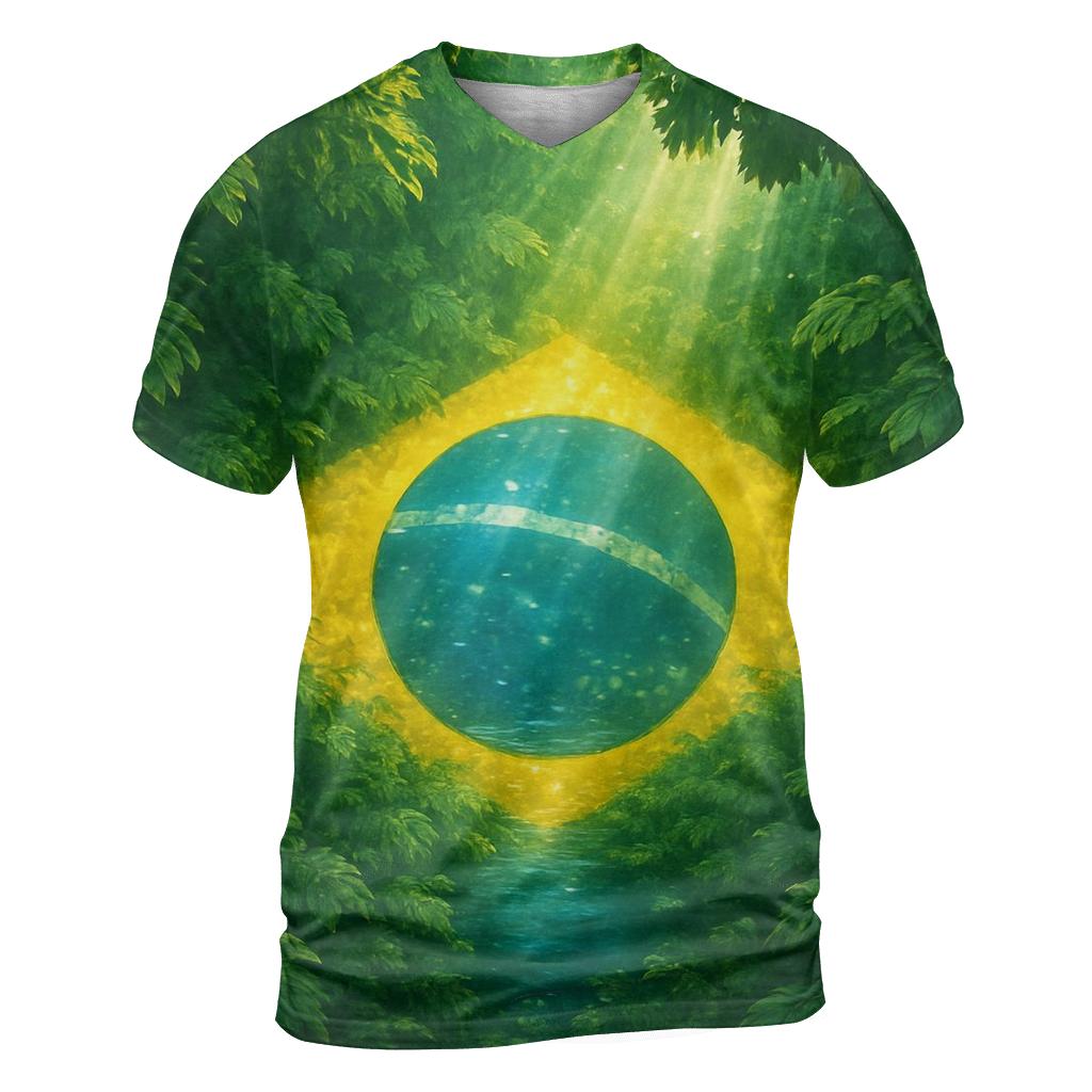Forest Pulse Brazil trendy printed shirt styles