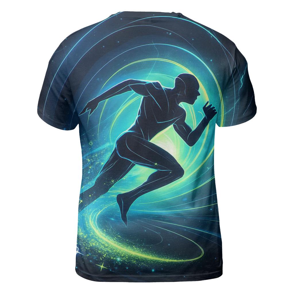 Neutrino Runner Through The Nebula Tunnel personalized full print shirts