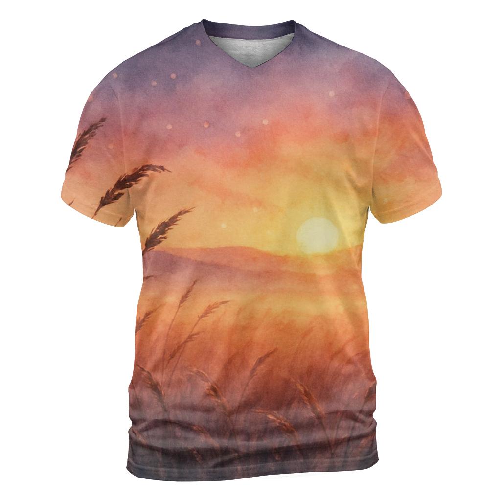 Meadow Haze Sunfall custom all-over print shirts
