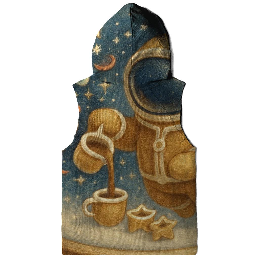 Gingerbread Astronaut Tea Party graphic hoodies