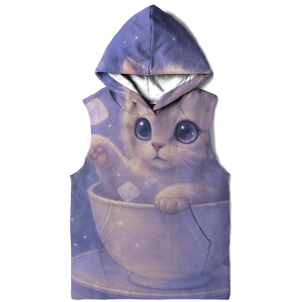 Moonlit Teacup Kitten Garden hoodie styles