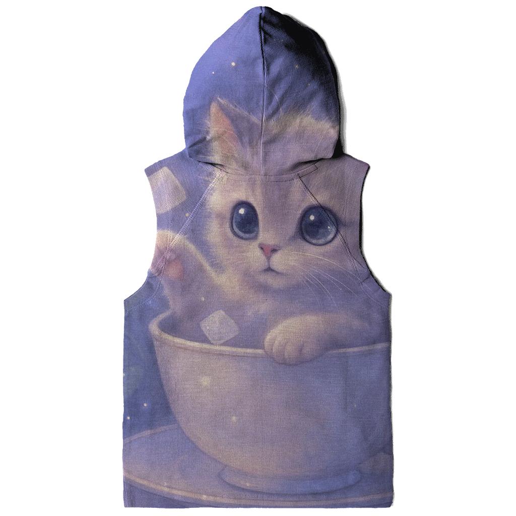 Moonlit Teacup Kitten Garden hoodie styles