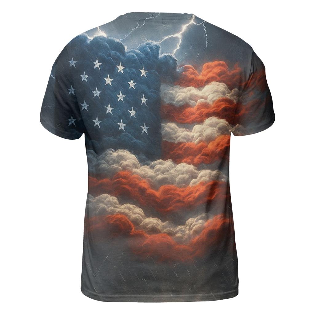 Stormfront Stripes Lightning custom all-over print shirts