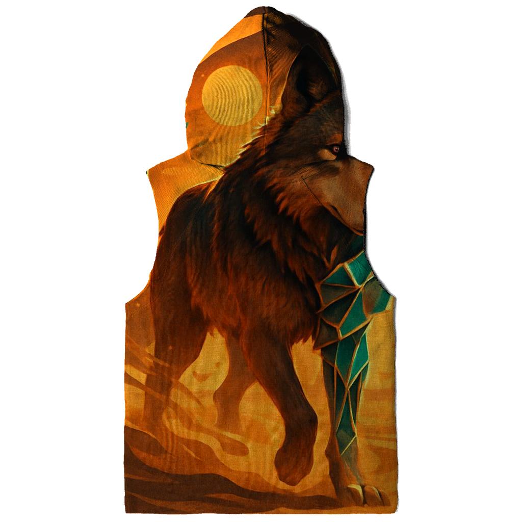 Desert Glass Mirage Wolf hoodies fashion