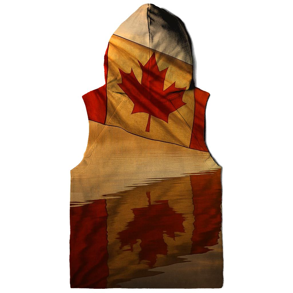 Crimson Maple Reflection Canada hoodie designs