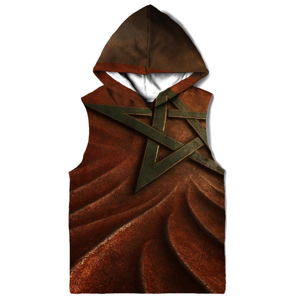 Golden Desert Morocco embroidered hoodies