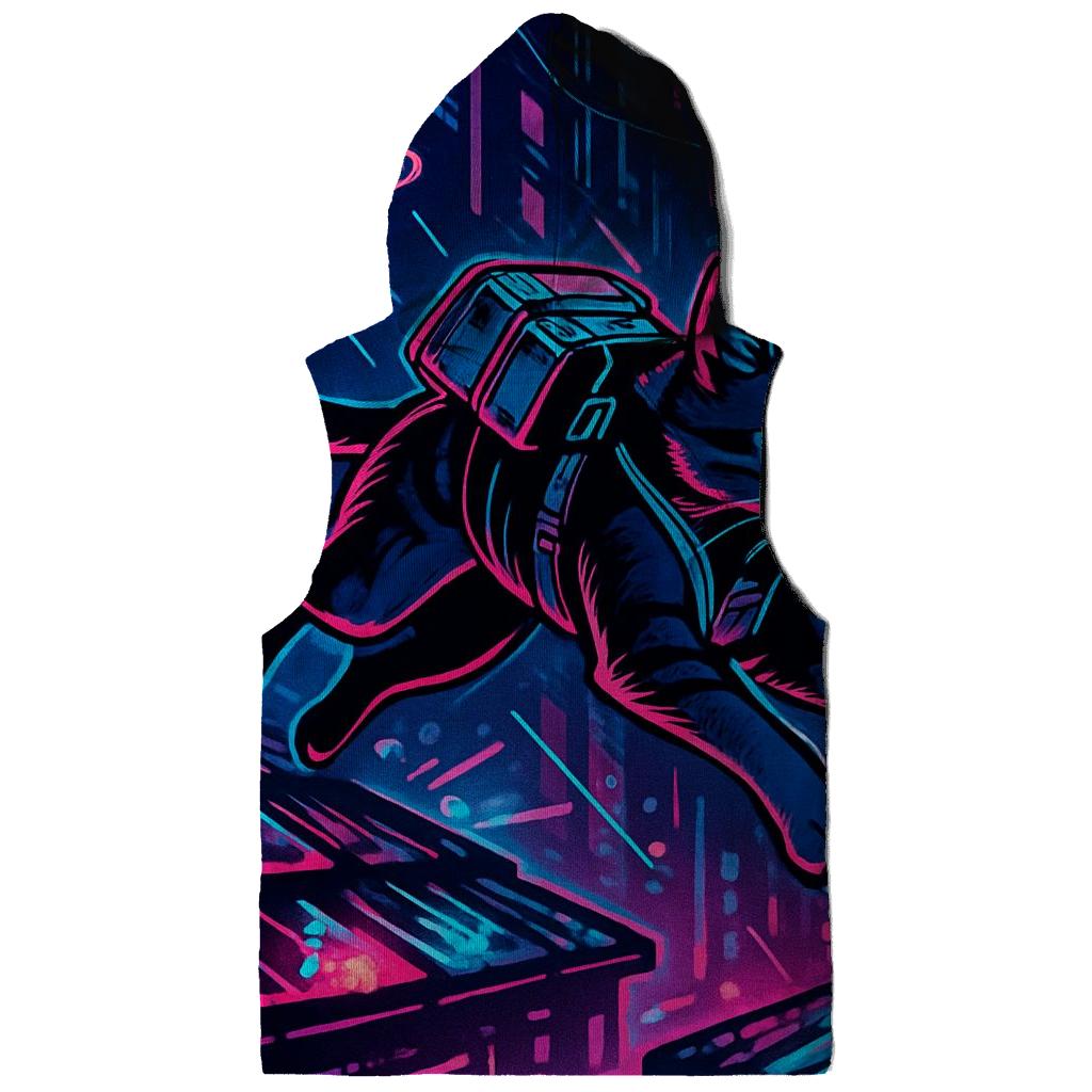 Neon Alley Courier Cat custom hoodies