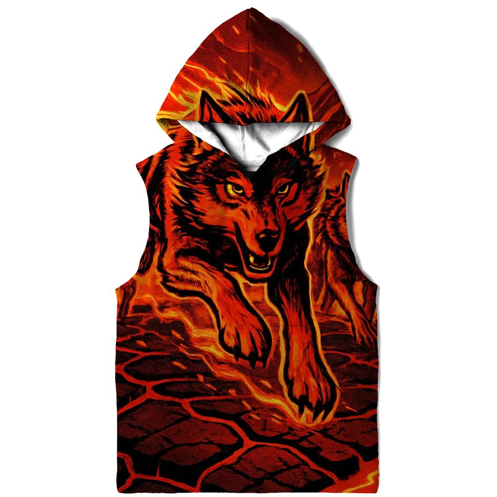 Volcanic Ember Pack Charge printed hoodies