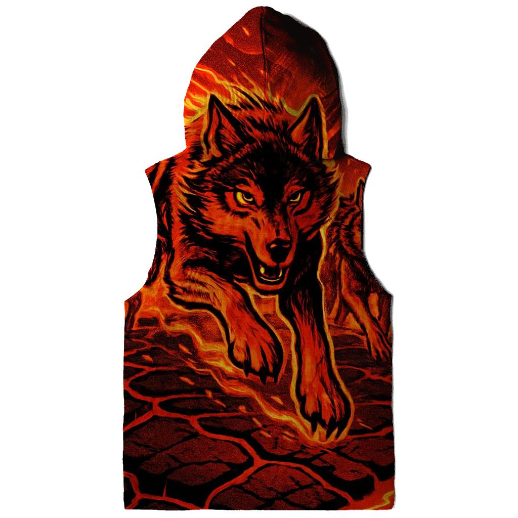 Volcanic Ember Pack Charge printed hoodies