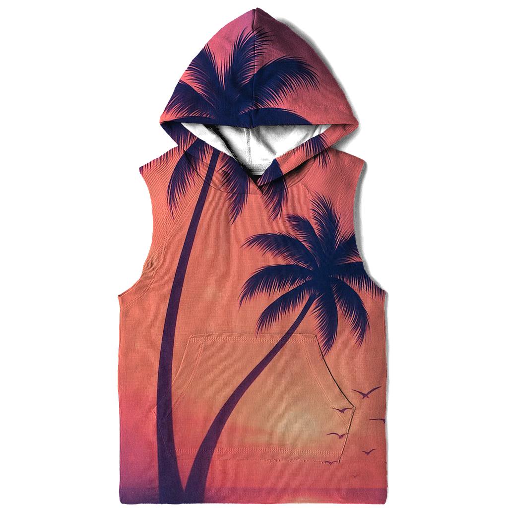 Palm Shadow Waltz graphic hoodies