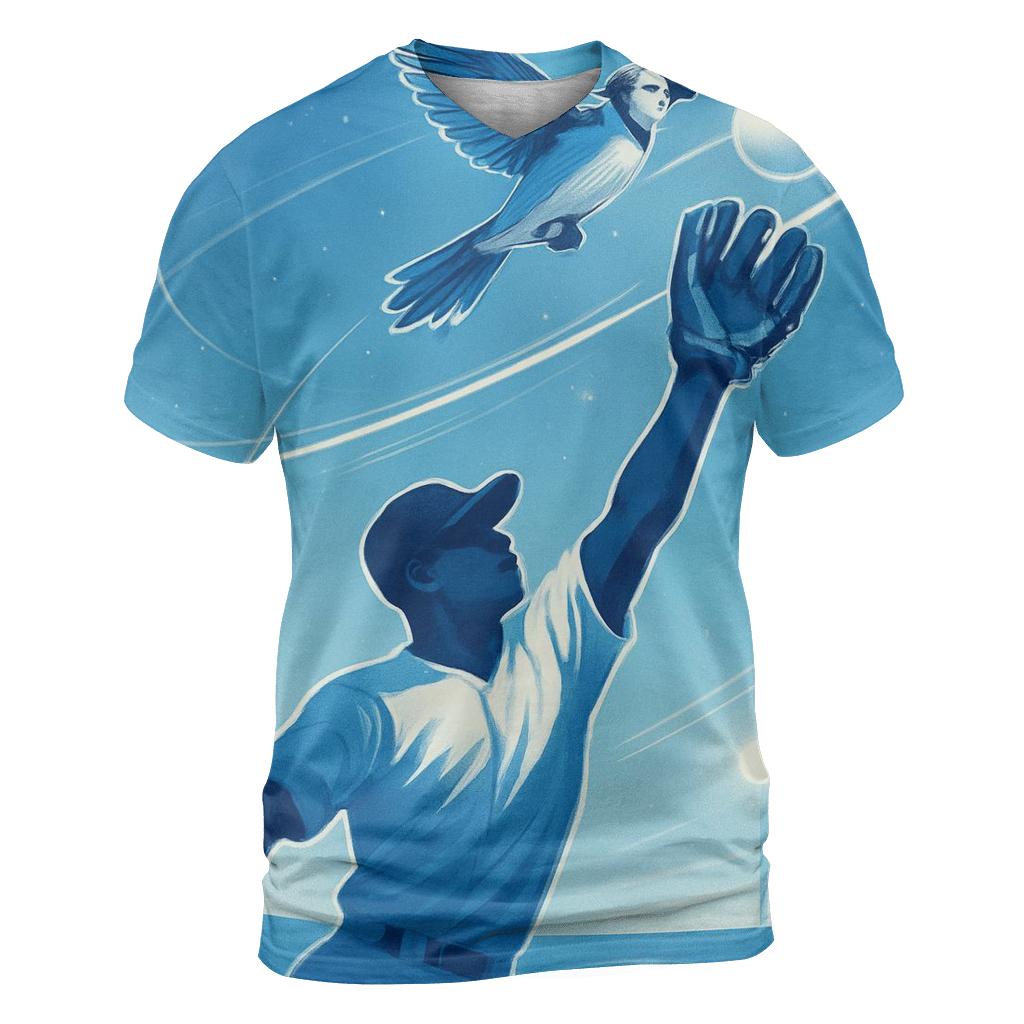Orbiting Catch With Blue Jays Skyfield personalized full print shirts