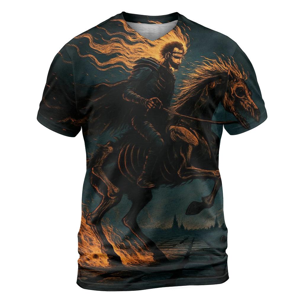 Spectral Rider Of The Ash Road designer pattern shirts