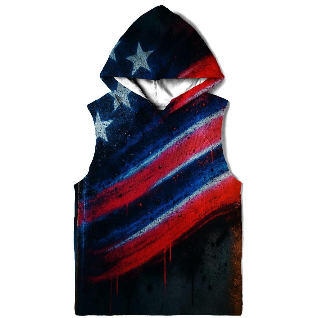 Graffiti Flag Overpass Roar printed hoodies