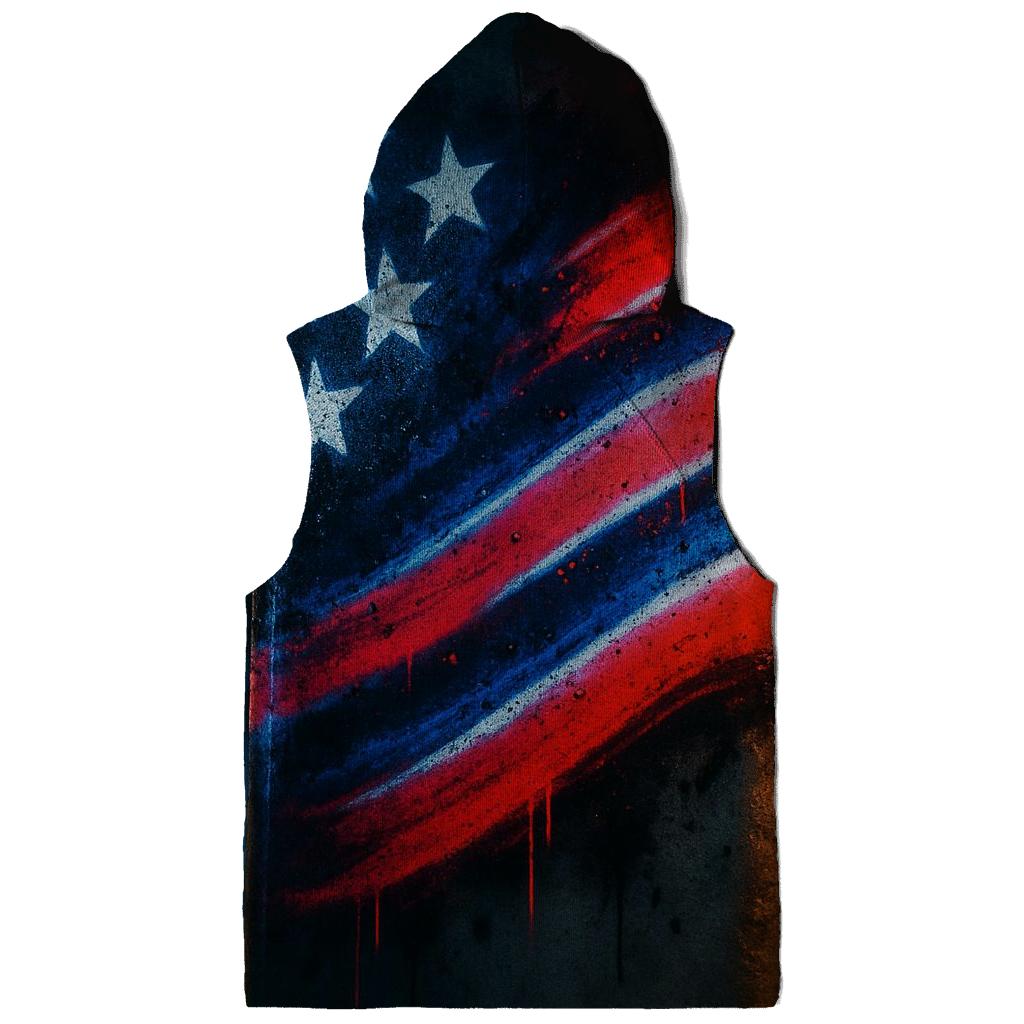 Graffiti Flag Overpass Roar printed hoodies