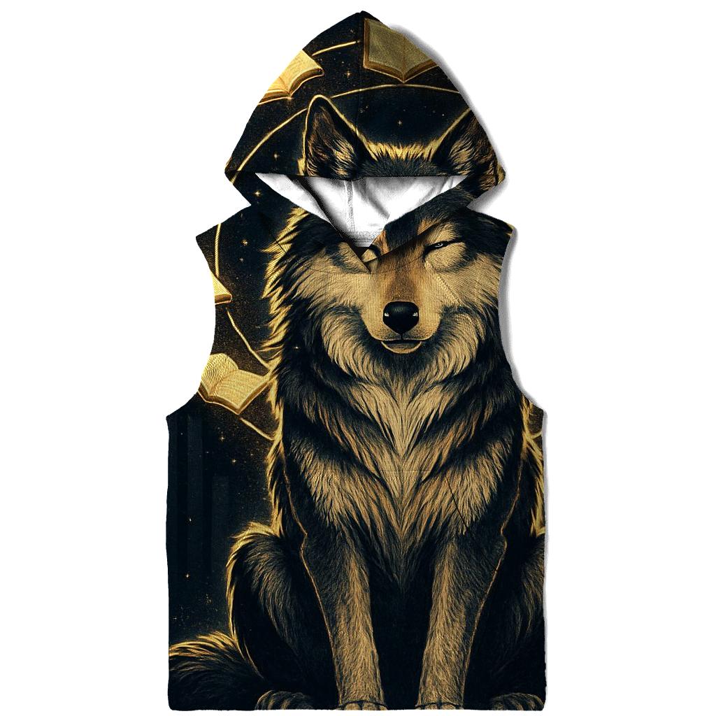 Celestial Library Spirit Wolf hoodie styles