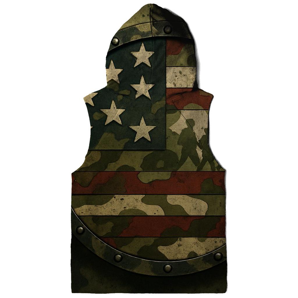 Camouflage Constellation Shield graphic hoodies