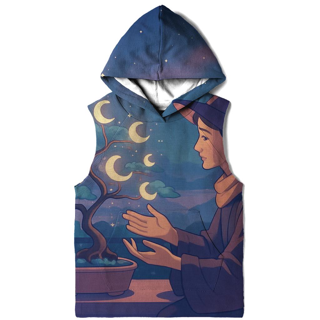 Garden Of Orbiting Lantern Moons graphic hoodies
