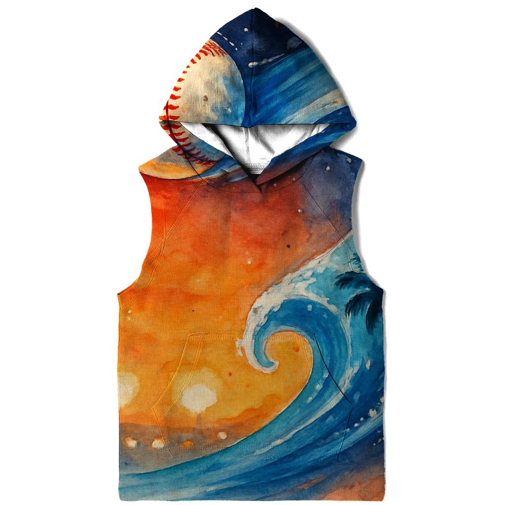 Sunset Coastline Home Run heavyweight hoodies