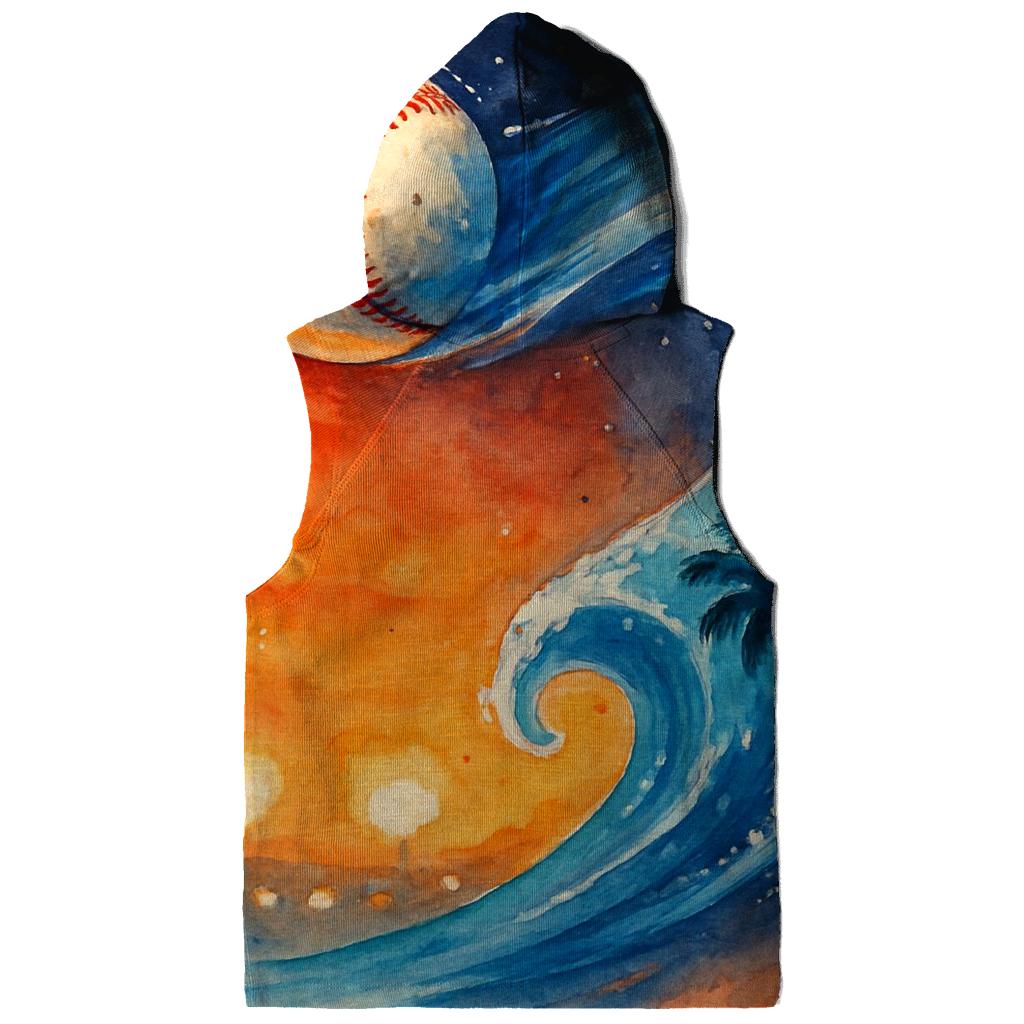 Sunset Coastline Home Run heavyweight hoodies