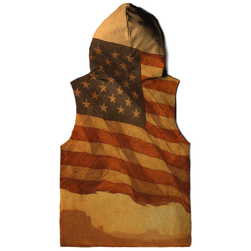 Desert Wind Distressed Glory printed hoodies