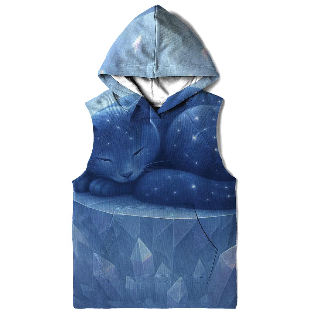 Crystal Cave Dreamer Cat graphic hoodies
