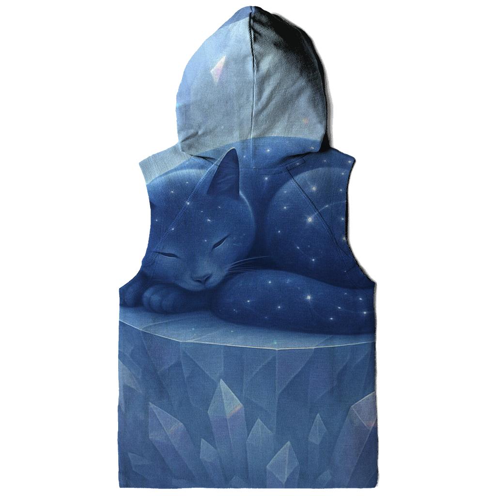 Crystal Cave Dreamer Cat graphic hoodies