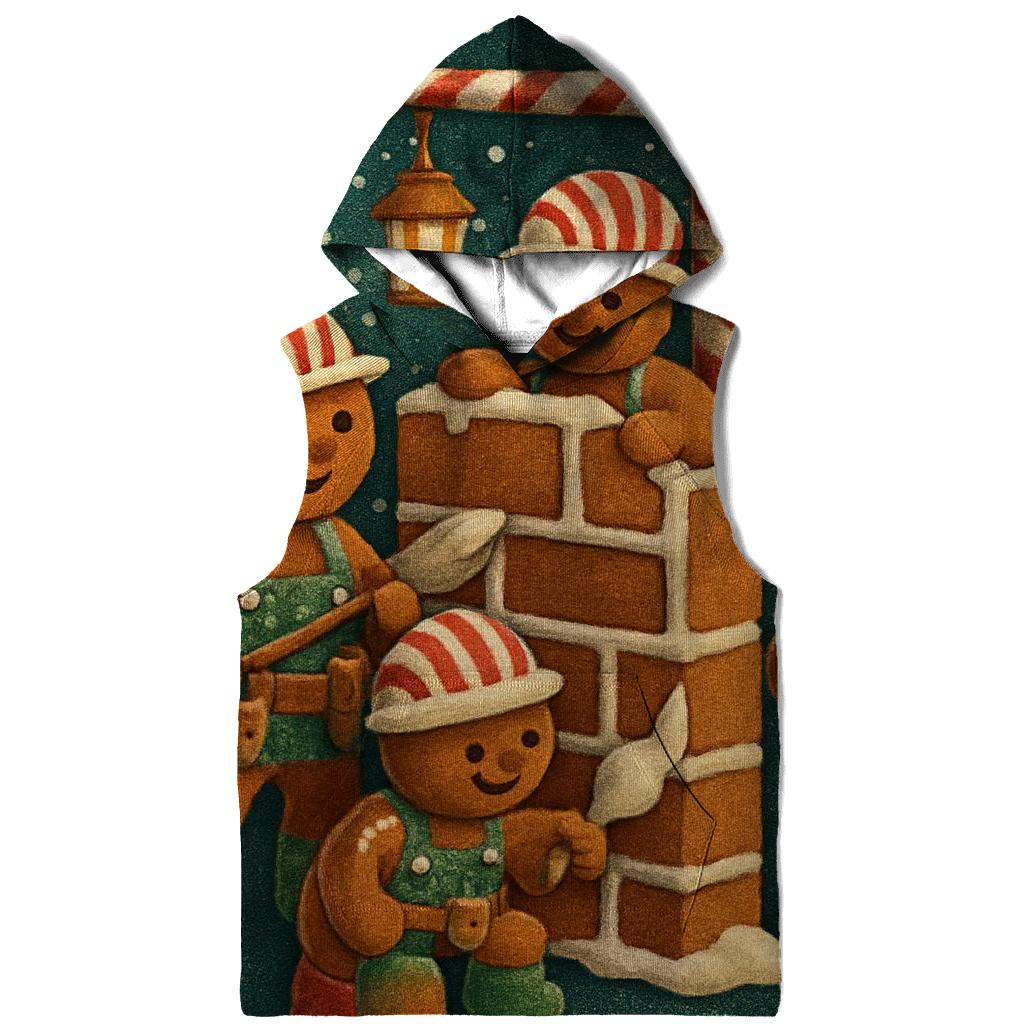 Gingerbread House Construction Crew heavyweight hoodies