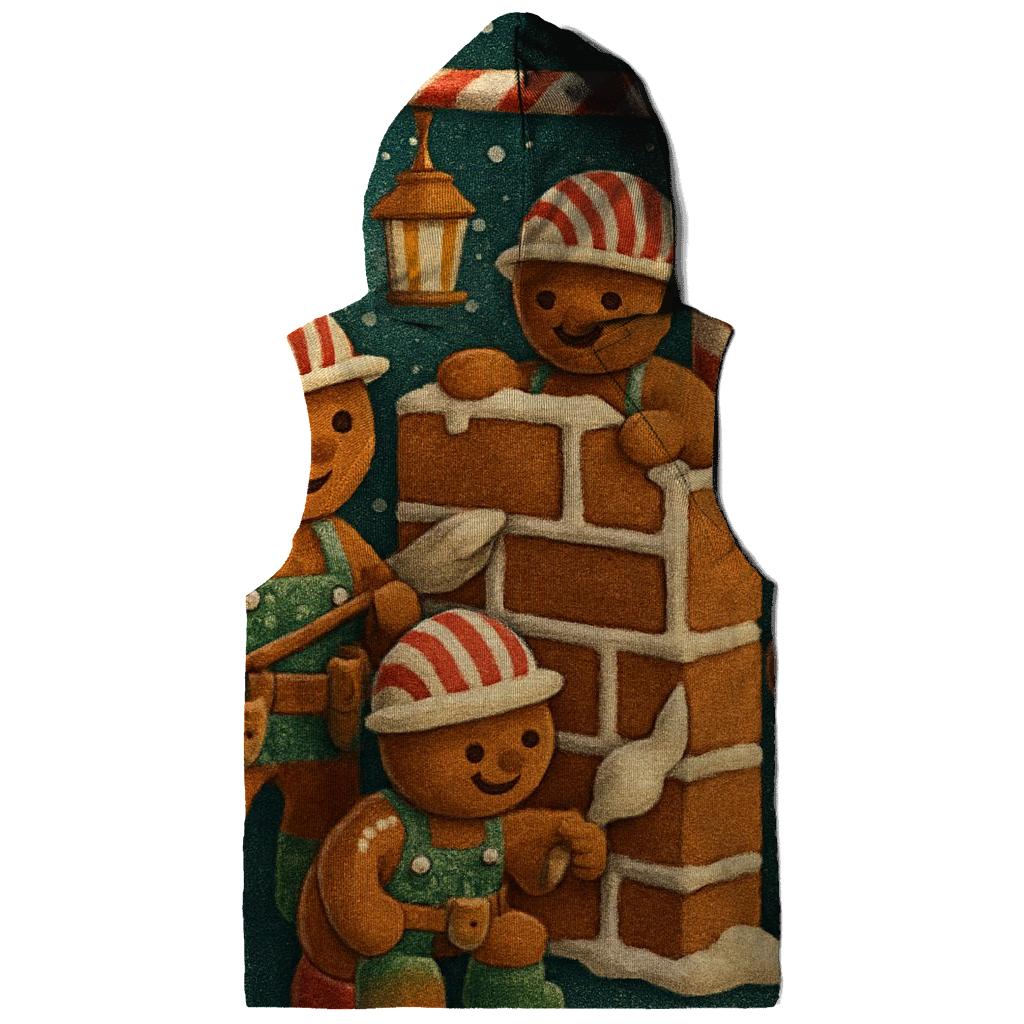 Gingerbread House Construction Crew heavyweight hoodies