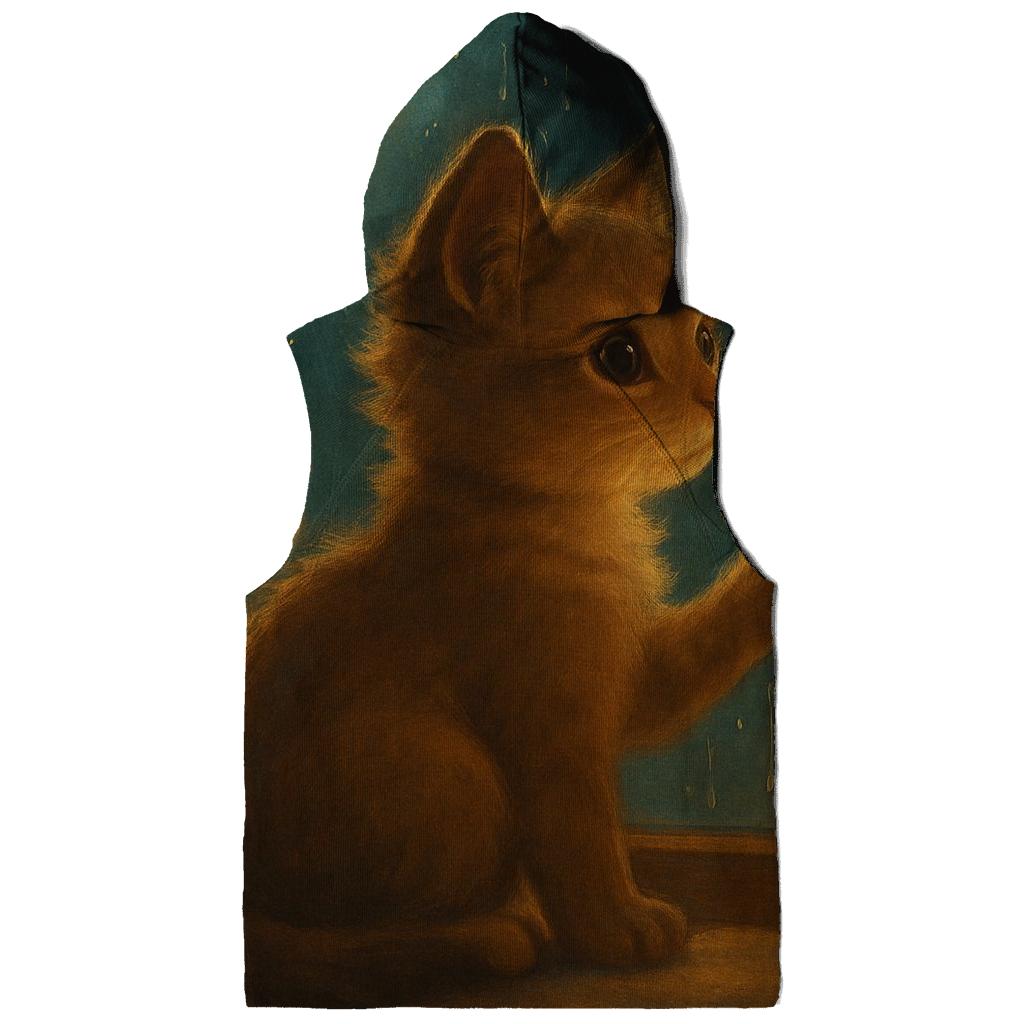 Rainy Window Paws And Fireflies hoodie designs