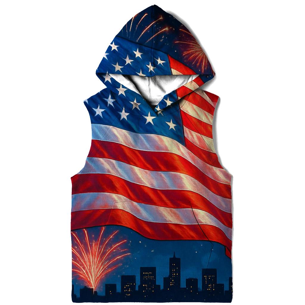 Firework Skyline Flagburst hoodie trends