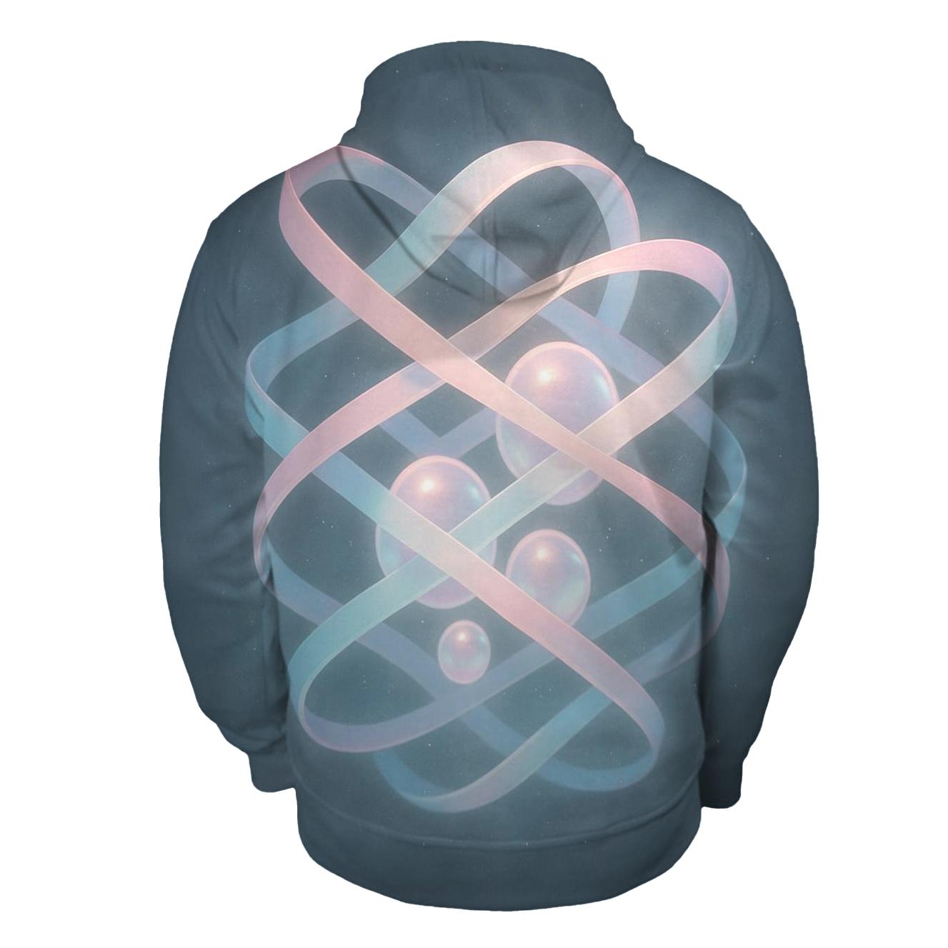 Aurora Tide Lattice hoodie styles