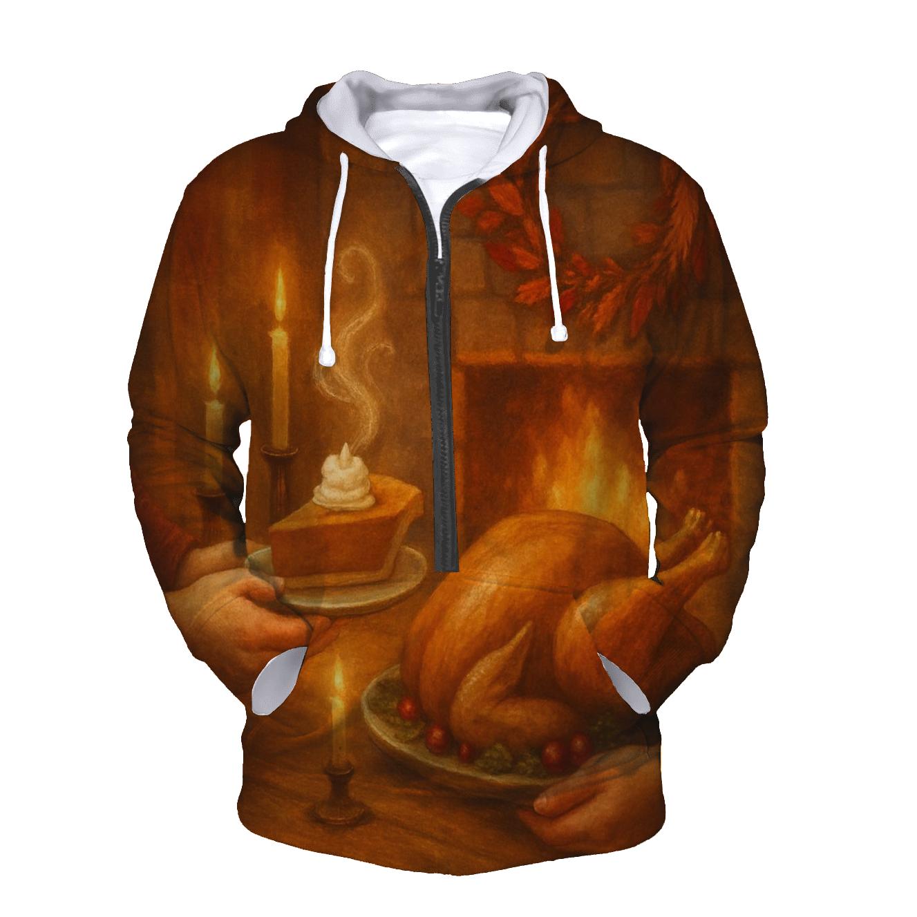 Candlelit Gratitude Hearth hoodie trends