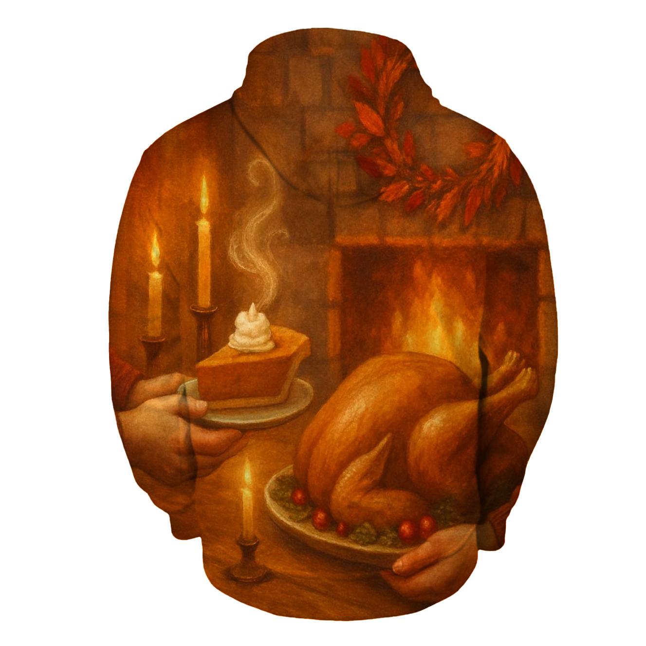 Candlelit Gratitude Hearth hoodie trends