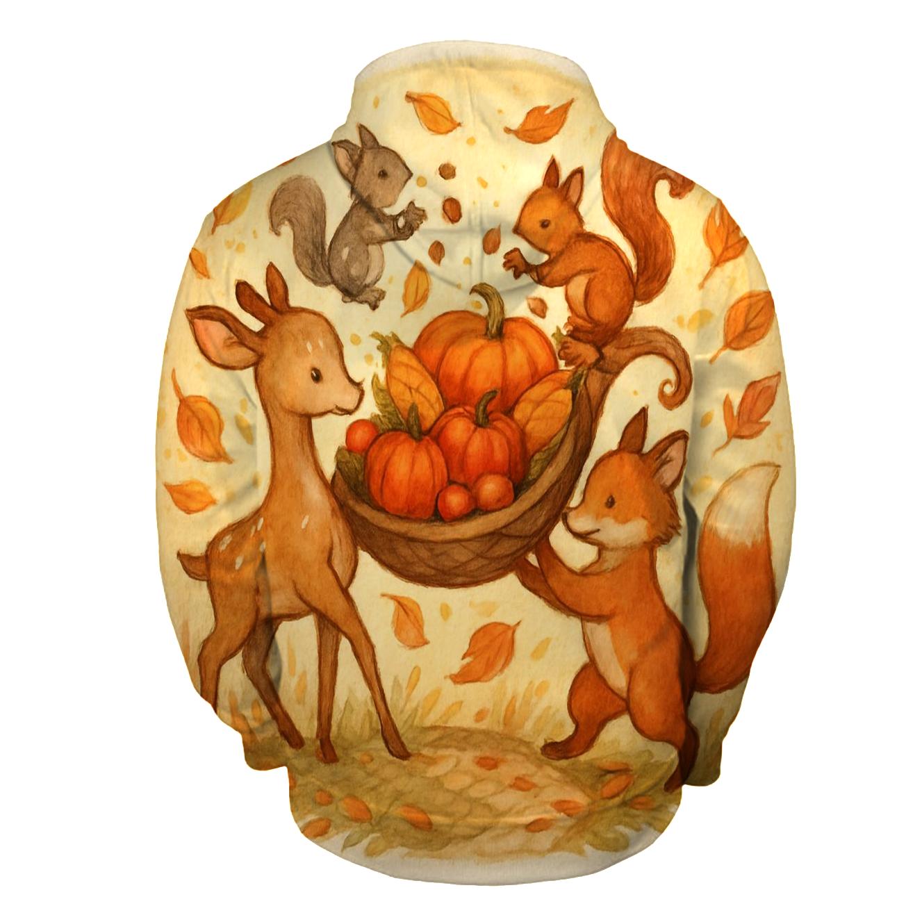 Autumn Meadow Cornucopia Parade heavyweight hoodies