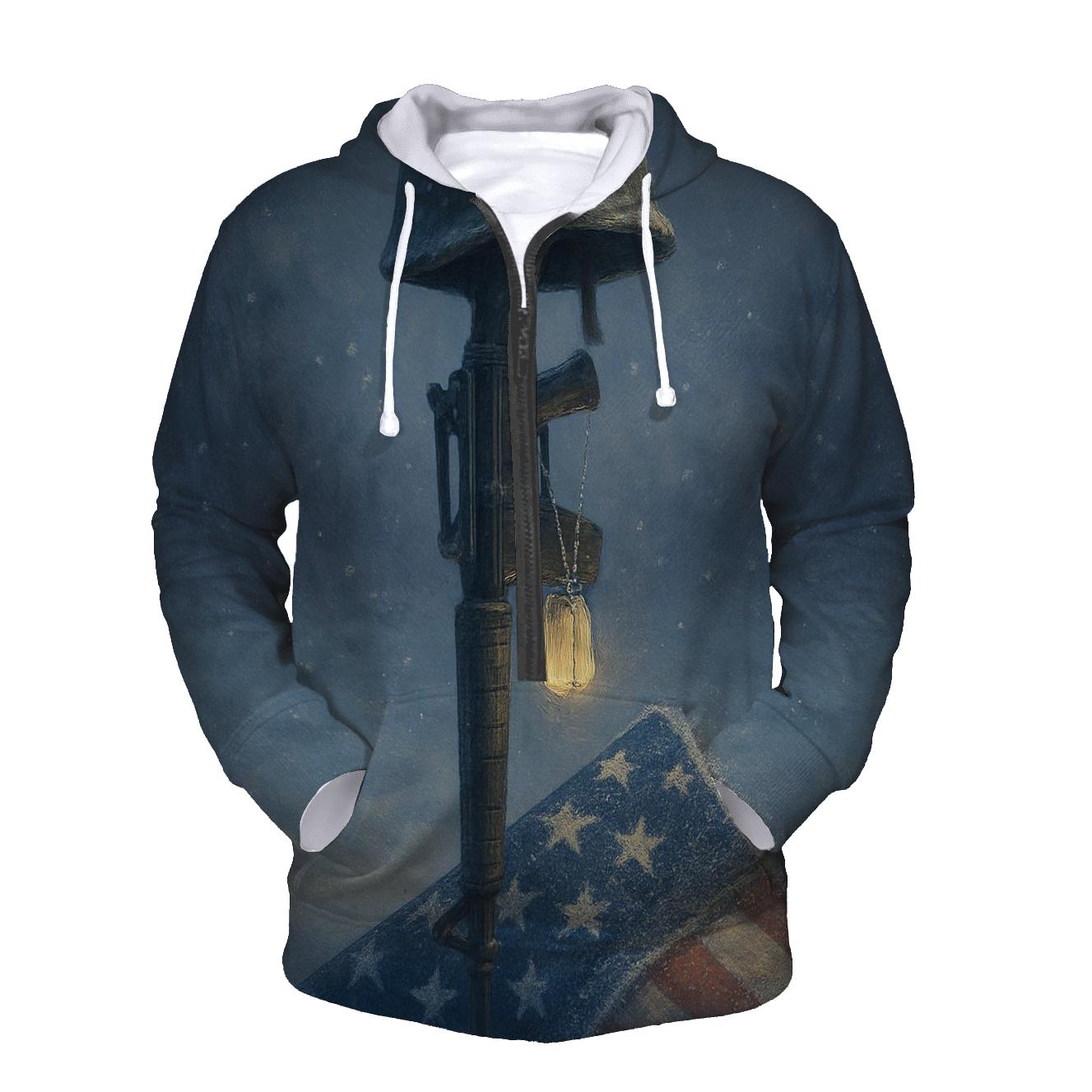 Memorial Lantern In Flag Frost hoodies fashion