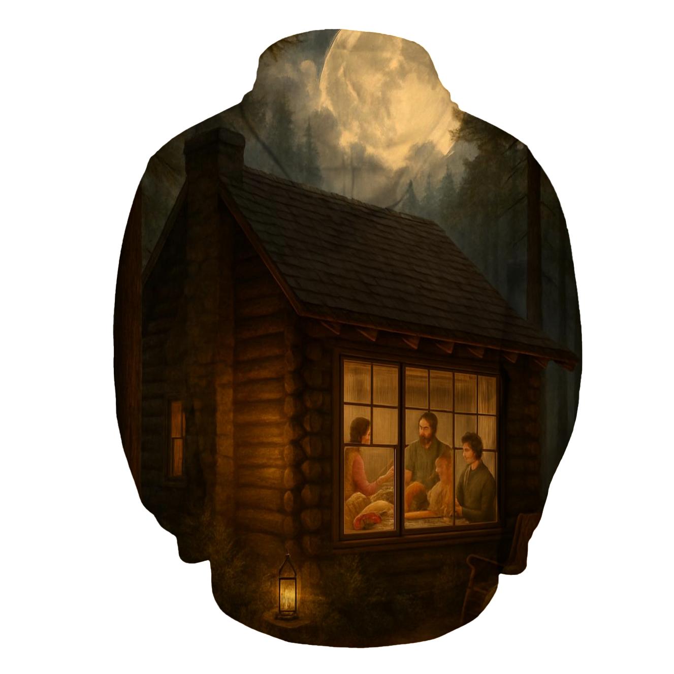 Harvest Moon Cabin Supper lightweight hoodies